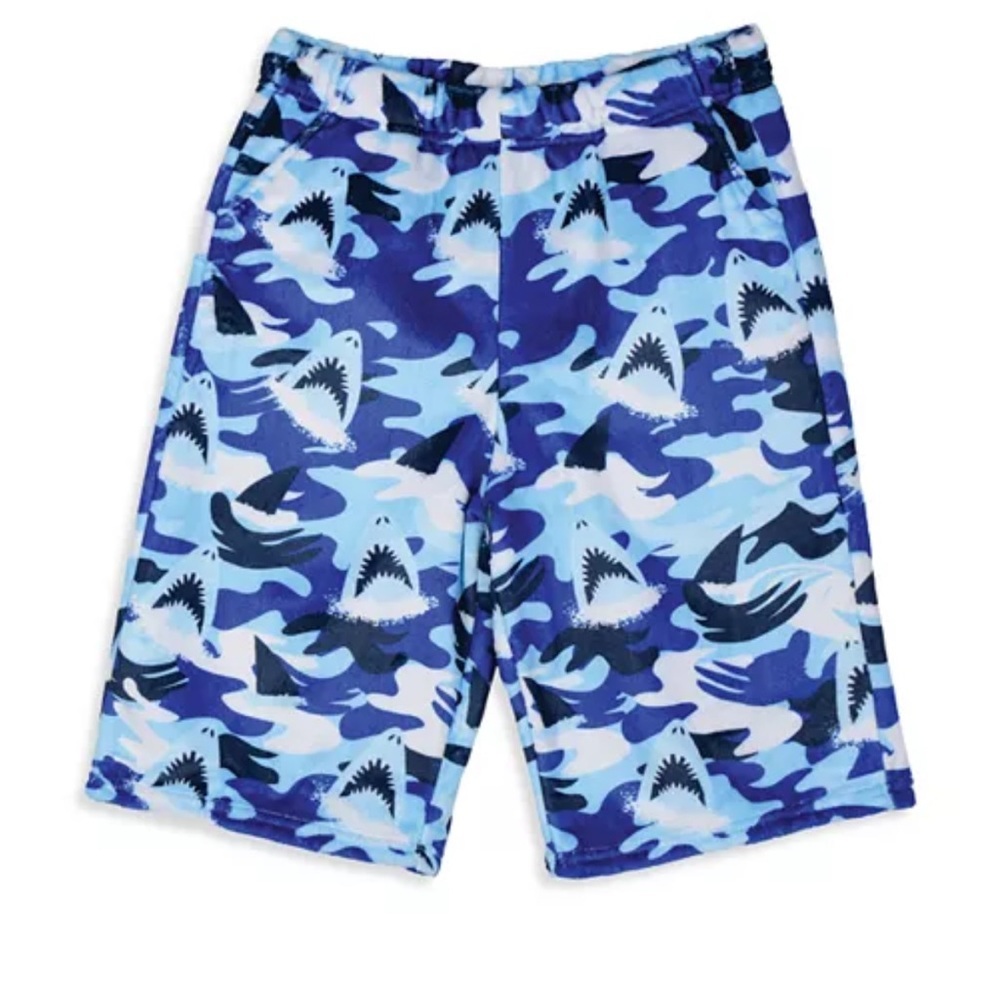 Iscream Boys' Sharks Plush Shorts